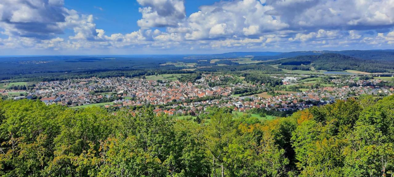 Fewo Hafner "Zuhause Mit Ausblick" Schnaittach Esterno foto