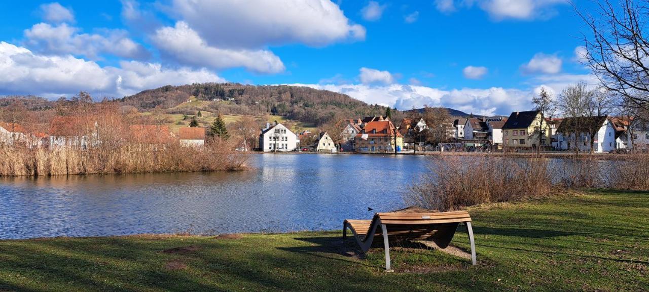 Fewo Hafner "Zuhause Mit Ausblick" Schnaittach Esterno foto